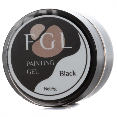 Гель-краска с липким слоем 5мл FGL черная