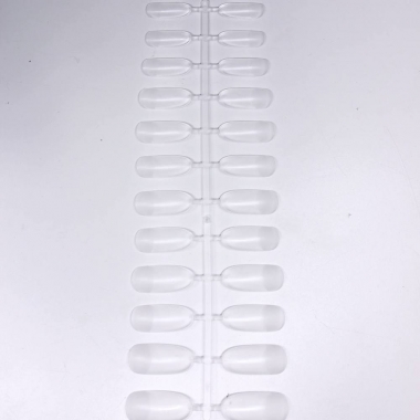 Типсы гелевые прозрачные для наращивания (овал) 240шт